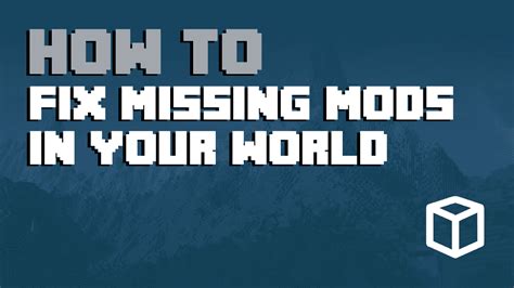 game says Im missing a mod even though the mod is installed.